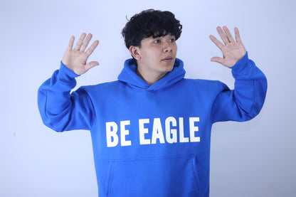DROP 001 / CHARACTER Oversized Unisex Hoodie — Royal Blue (450 GSM)